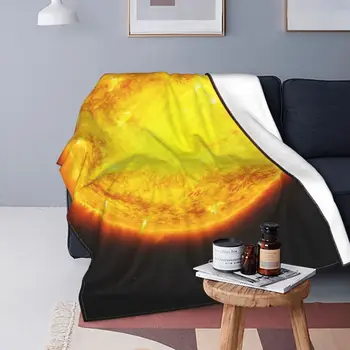 Sun Star, Ультрамягкое одеяло от микрофлиса, Ретро Филипс, Спалня, незалепващо