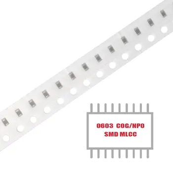 МОЯТА ГРУПА 100ШТ SMD MLCC CAP CER 680PF 100V C0G/NP0 0603 Многослойни керамични Кондензатори за повърхностен монтаж на разположение на склад