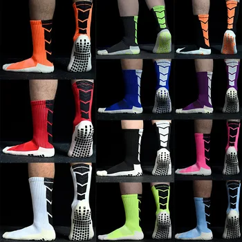 Мъжки футболни чорапи с противоскользящими облицовки за футбол, баскетбол, спортни чорапи