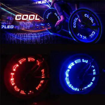 Атрактивни неонови велосипедни фарове, лесни за инсталиране, популярни от любители на велоспорта, цветни джанти led светлини, иновативни водоустойчив