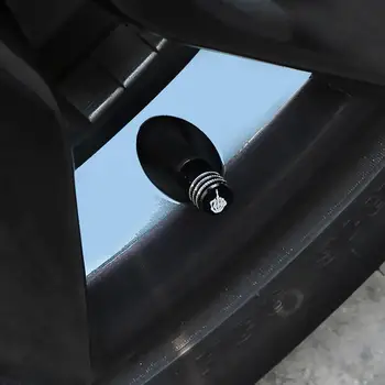 Вентилът автомобилни гуми Многоцелеви Автоматичен Клапан с Накаткой под Формата на Черепа, Алуминиев Вентил за гуми, Прахоустойчив клапан, Покриване на автомобилни Аксесоари