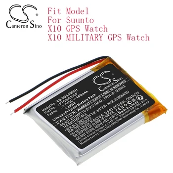 Батерия за умни часа Cameron Sino за Suunto X10 GPS Watch X10 ВОЕННИ GPS часовници литиево-полимерна 400 mah