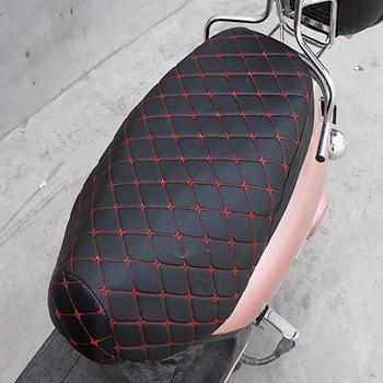 Универсална мотоциклетът възглавница за седалката, аксесоари, протектор, Водоустойчив Пылезащитная устойчива на плъзгане изкуствена кожа за скутер
