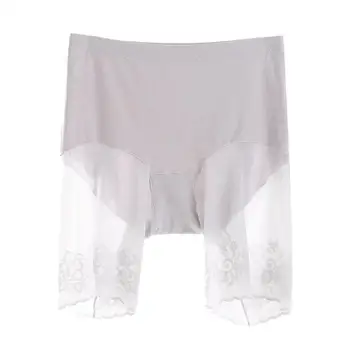 Гащи с висока талия, Безшевни Дантелени Дамски Панталони в стил мозайка с висока талия, които Предпазват от въздействието на Интимно Облекло за жени, Гащи