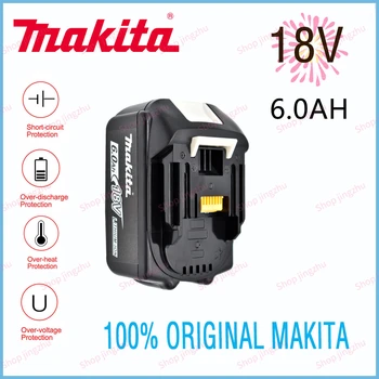 оригинален 18V Makita 100% 6000 mah литиево-йонна акумулаторна батерия електроинструменти 18V взаимозаменяеми батерия BL1860 BL1830 BL1850 BL1860B