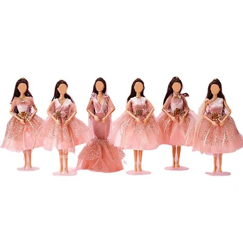 1 комплект 30 см принцеса Рокля за кукла, Дантелено рокля за балет, Пола, за танци, Ежедневни облекла, Дрехи за партита, аксесоари за тряпичных на кукли, детски играчки