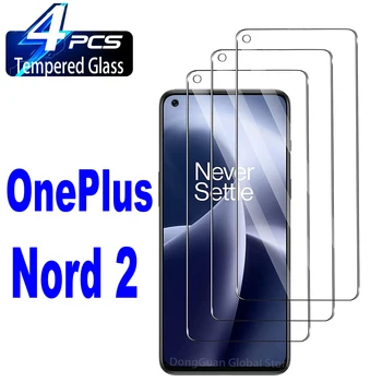 4 Бр. Защитно Закалено Стъкло За OnePlus Nord 2 Nord N10 N20 N200 Nord CE 5G ACE 7 8 9 10 T R 5G Защитно Стъкло Фолио За екрана