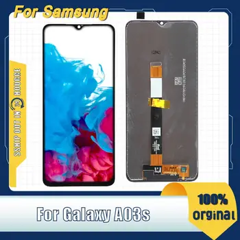 Нов ОРИГИНАЛЕН AMOLED дисплей За SAMSUNG Galaxy A03s A037U LCD сензорен Екран за Samsung A03s A037 A037U резервни Части за Ремонт на LCD дисплея