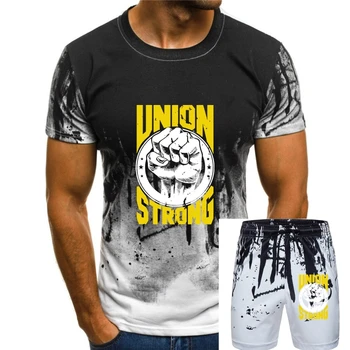 Тениска за синдикални служители, Ден на труда, Синдикатите протест, Съюз на силни мъже, S, 2Xl За младите хора на средна възраст, стара тениска