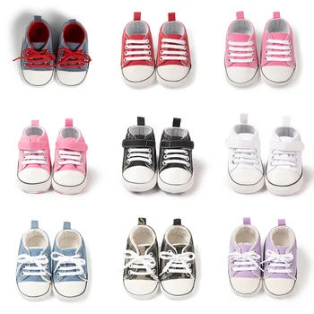 KIDSUN Своеобразна детски обувки За момчета и момичета Парусиновые маратонки с неплъзгащи подметки За новородени, Първите проходилки, Ежедневни обувки за деца