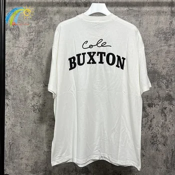 23SS Неофициално Модна Тениска Оверсайз Cole Buxton, Градинска Дрехи, Фланелка на по-Добро качество, Бяла тениска ЦБ За мъже И жени, етикет Вътре
