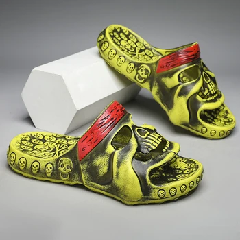 Нови модни чехли за мъже, улични леки нескользящие износоустойчиви сандали, меки и удобни ежедневни обувки от EVA