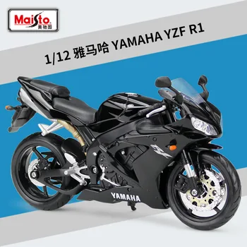 Maisto 1:12 Yamaha Yzf-r1 R1 Оформление на мотоциклет от сплав, играчки, подаръци, Подбрани бижута