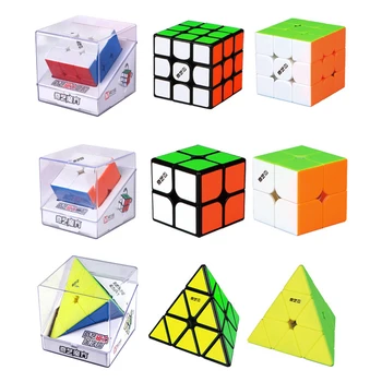 QiYi M Магнитни Магически Кубчета 3x3x3 Професионална Статия Пъзел Детски Играчки-Неспокойни Унгарски Оригиналната Магнитна Позиционирующий Куб Magico