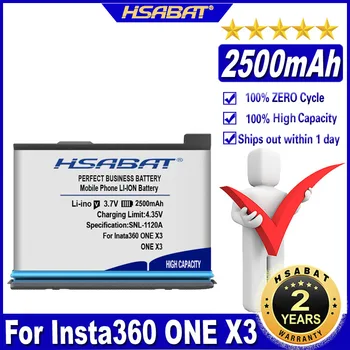 Батерия HSABAT X3 2500 mah батерии за Insta360 X3