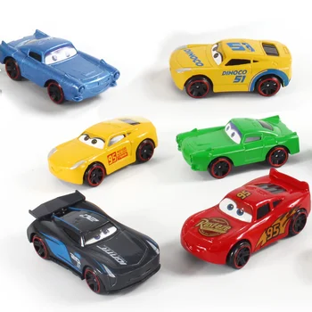 Disney Pixar Cars Играчка Светкавица Маккуин Джаксън Буря Рамирес Модел На Колата От Сплав Детски Играчки Подарък