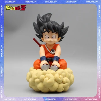 15,5 см Dragon Ball Аниме Фигурка son Goku Фигурки Седнал Какаротто Фигурка PVC Статуя Украса Модел Кукли Подбрани Подаръци