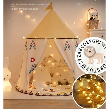 Детска палатка-Къщичка 123x116 см, преносим Замък на принцеси, подарък за деца, играчки, закрит палатка, Подарък за рожден Ден, подарък за Коледа