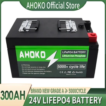 24V 300AH 200AH 100Ah LiFePO4, Литиево-желязо-фосфатный батерия Вграден BMS За подмяна на по-голямата част резервно копие на източник за домашно съхранение на енергия