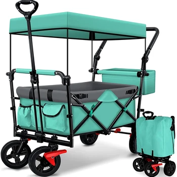Сгъваема Количка за Двутактови ван количка-вагон сгъваем микробус с навес за деца