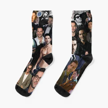 Чорапи Том Елис, баскетболни чорапи с принтом, мъжки чорапи, спортни чорапи за мъже