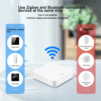 Sasha портал Smart ZigBee портал хостит две в едно мулти-умно домашно обзавеждане, свързващо портал за дистанционно управление