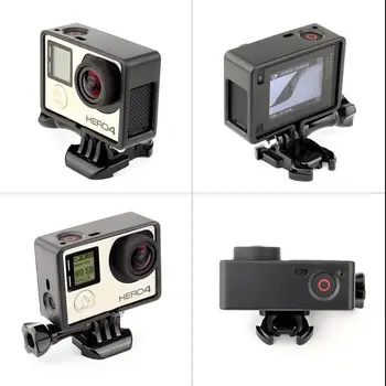 Защитен калъф с рамка за Gopro Hero 4 3 + 3, Определяне на корпуса за екшън-камера Go Pro Hero4 3 + 3, Аксесоари за екшън камери
