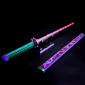 789PCS Аниме Demon Slayer Оръжие Kokushibo Ninja Меч Строителни блокове Нож Събират Тухли Играчки Катана Подаръци за Рожден Ден за деца