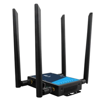 Wi-Fi Рутер промишлен клас, 4G Високоскоростен безжичен рутер 300 Mbit/s, със слот за СИМ-карта, защита и защитна стена EU/US Plug