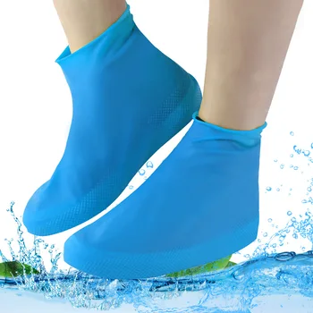 Нескользящий латексный калъф за непромокаемых Унисекс обувки, външни непромокаеми бахилы, за многократна употреба износоустойчиви еластични защитни капаци за обувки