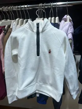 Есенно-зимни детски яке-пуловер MC 2023 бяло руно