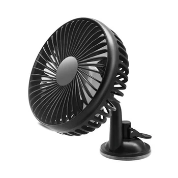 12/24 360 Градуса Цялостно Регулируема Авто автоматичен вентилатор за охлаждане на въздуха с две глави, Безшумен авто автоматичен вентилатор за охлаждане, Аксесоар за автомобилни фенове