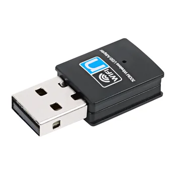 300 Mbps с USB WiFi Адаптер 2,4 Ghz USB 2.0 WiFi ключ Безжична мрежова карта за PC
