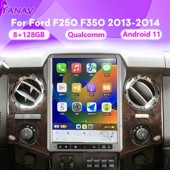 Android 11 Радиото в автомобила На Ford F250 F350 F450 F550 2013-2014 GPS Навигация Авто Стерео Видео Carplay Мултимедия 4G WIFI Блок