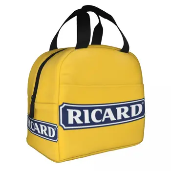 Пакети за обяд с логото на RICARD, са херметически изолирани италиански аперитив, Множество термосумка, Обяд-бокс, чанта за училище за пикник чанта за хранене