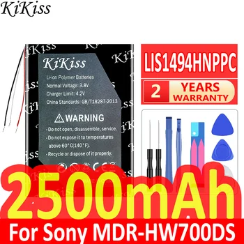 2500 ма KiKiss Мощна Батерия LIS1494HNPPC за Sony MP3 NWZ-F800 F805 F806 NWZ-A15 LIS1494 MDR-HW700DS
