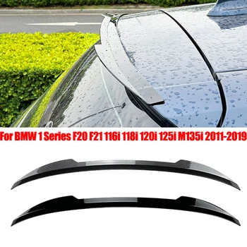 От въглеродни влакна Авто Заден Спойлер На покрива, Заден Дифузьор, Крило, Черен Гланц За BMW 1 Series F20 F21 116i 118i 120i 125i M135i 2011-2019