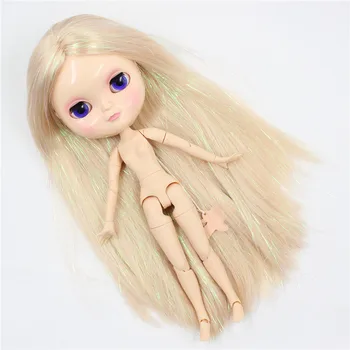 Ледената КУКЛА DBS mix косата лъскава коса съвместно тялото azone body 1/6 играчка кукла 30 см бяла кожа аниме кукла подарък за момичета
